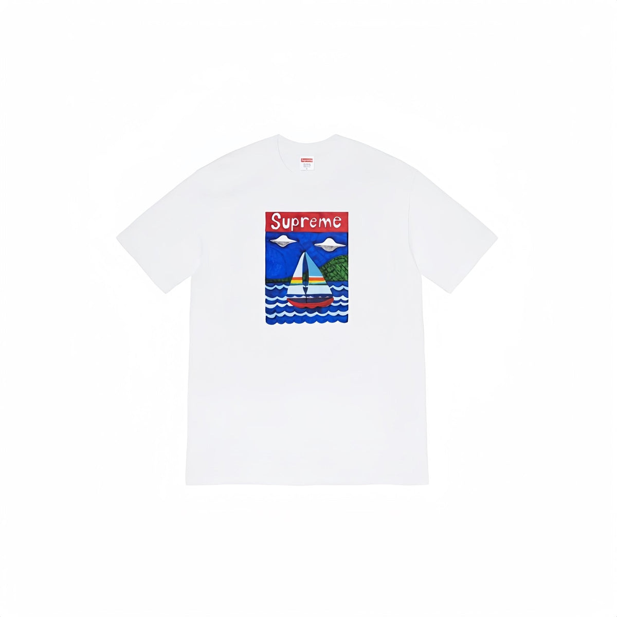 Supreme Sailboat Graphic T-Shirt — front